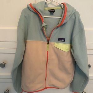 Patagonia Kids Size 7-8 Micro D Snap T Fleece Jacket